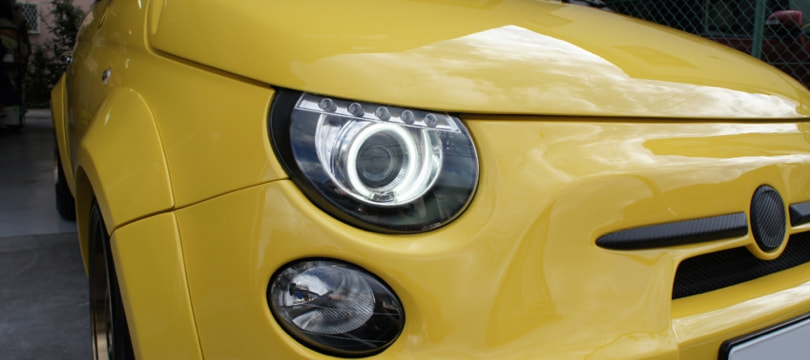 チンクエチェントのコーティング施工事例イメージph