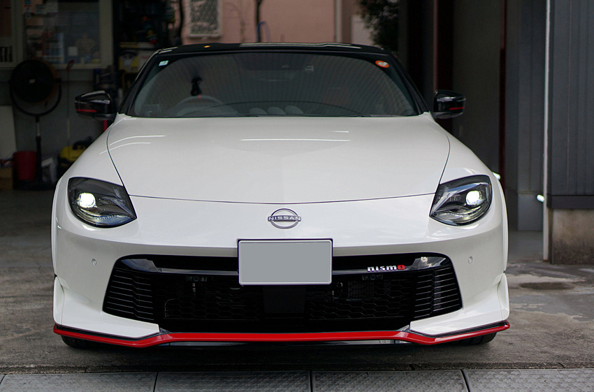 RZ34 NISMOのコーティング施工事例phトップ