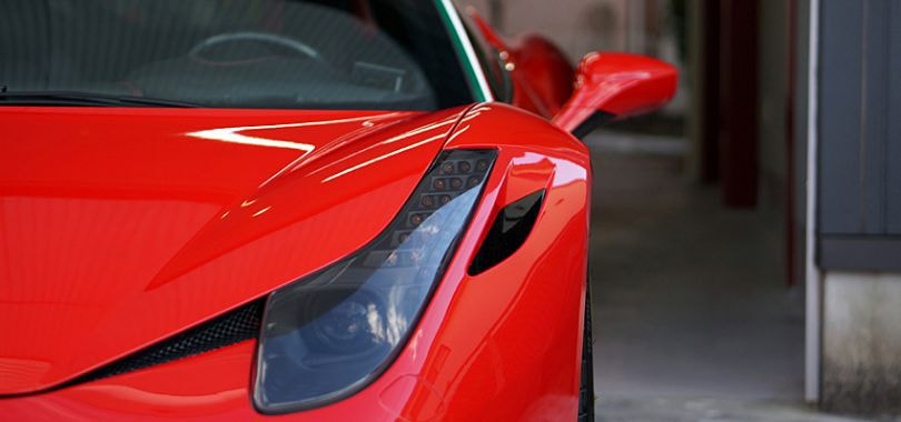 F458のコーティング施工事例イメージph